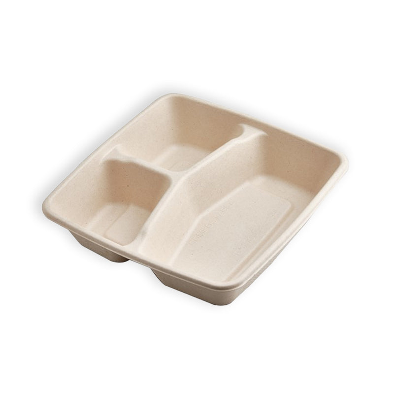 3 Comp Deep Square Brown - 20PCS