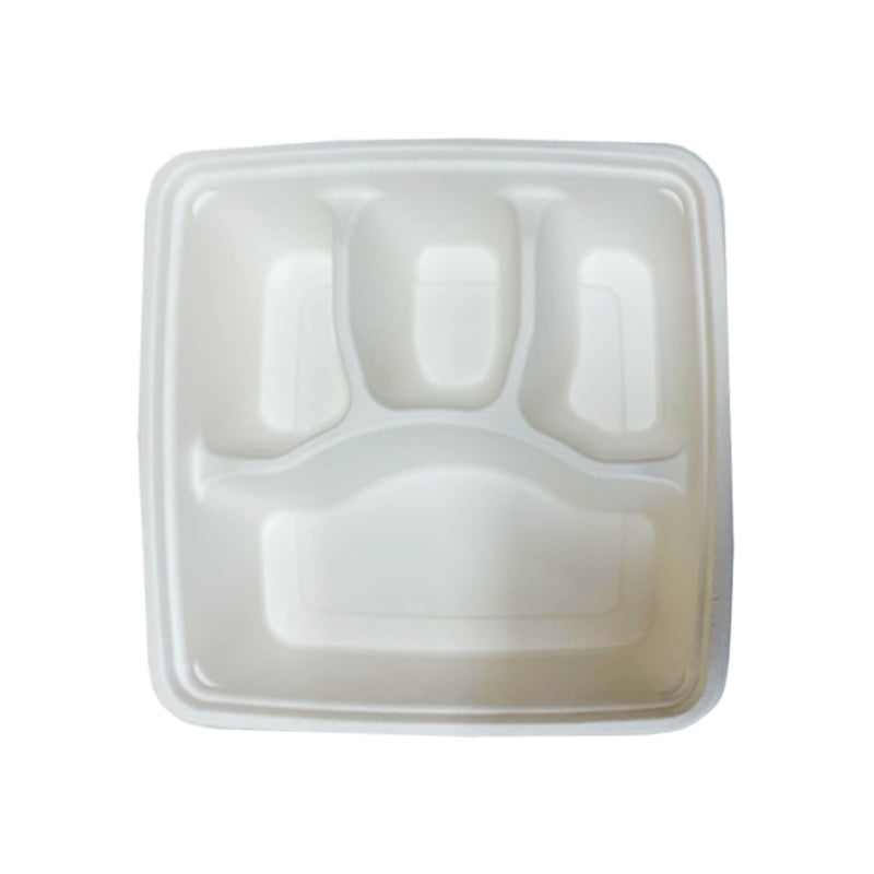 4 Comp Square White - 20PCS